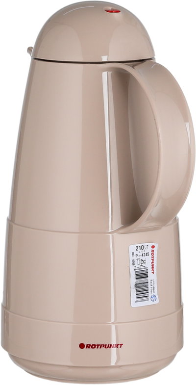 Rotpont 210 Thermos, 1 Liter, Glass Inner Container, Plastic Outer Body - Light Brown product image 3