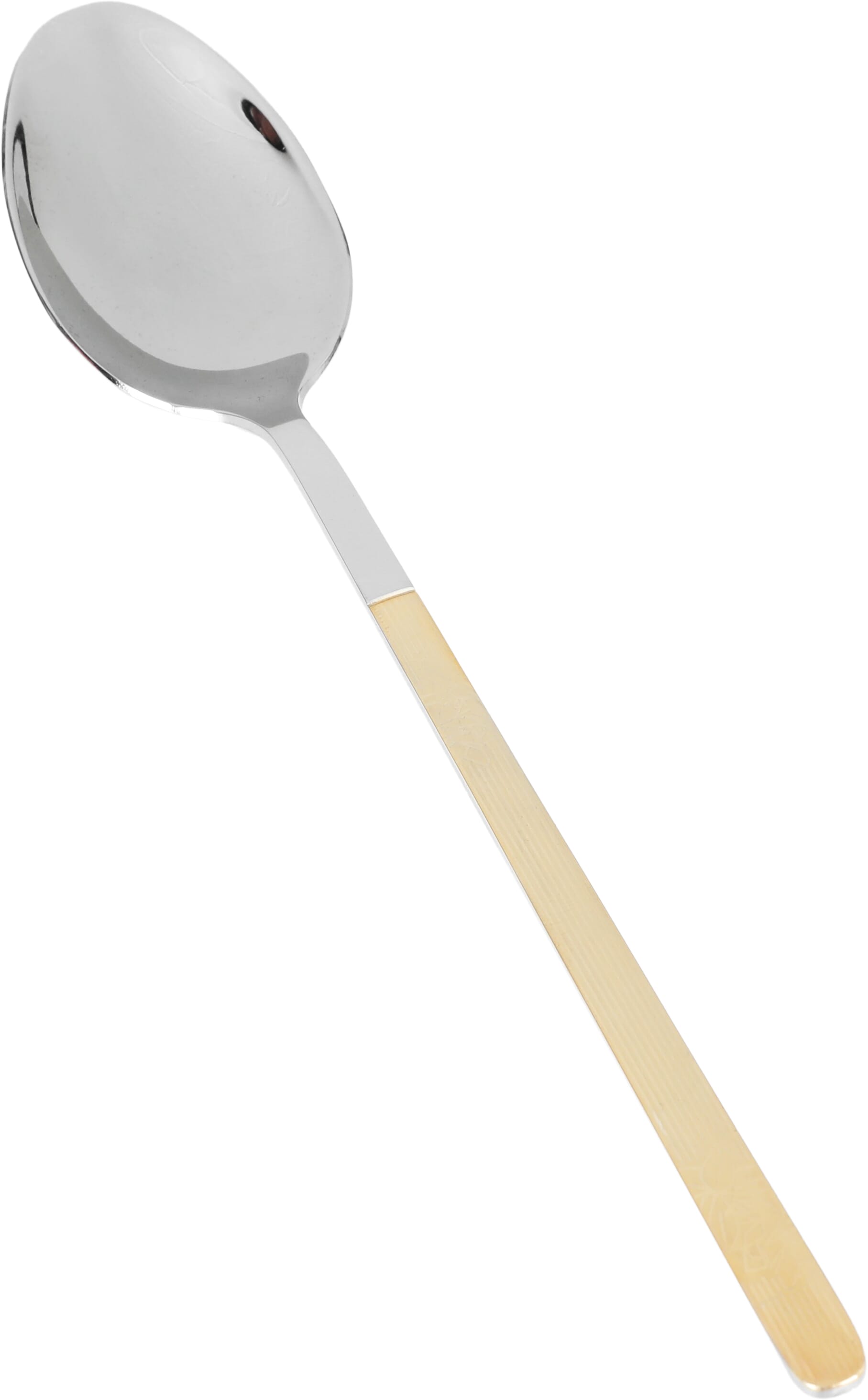 Al Saif Gallery steel spoon set, 24 pieces, gold-silver handle product image 2