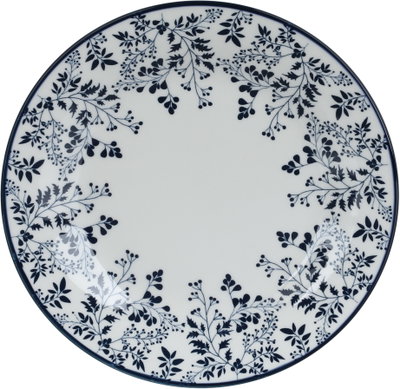طقم تقديم سفرة بورسلان السيف غاليري، 16 قطعة، زخارف فنية - أبيض أزرق product image 4