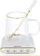 سخان كهربائي مع كوب زجاج السيف غاليري اديسون، 300 واط - بيج product image 1