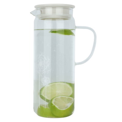 GeekAl Saif Gallery Glass, 1.2 Liter, With Lid - Clear product image 1
