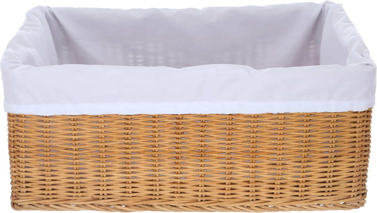 Al Saif Gallery wicker basket, 40x30x16 cm, medium, rectangular - brown product image