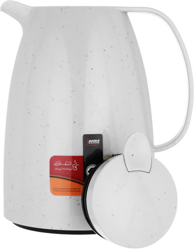 Al Saif Gallery Lima thermos, 1.5 liters, compressor, thermal glass inner container, plastic outer shell - gray product image 6