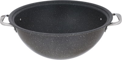 قدر طبخ جرانيت هاشفير، 32 سم، بيد استيل - رمادي product image 2