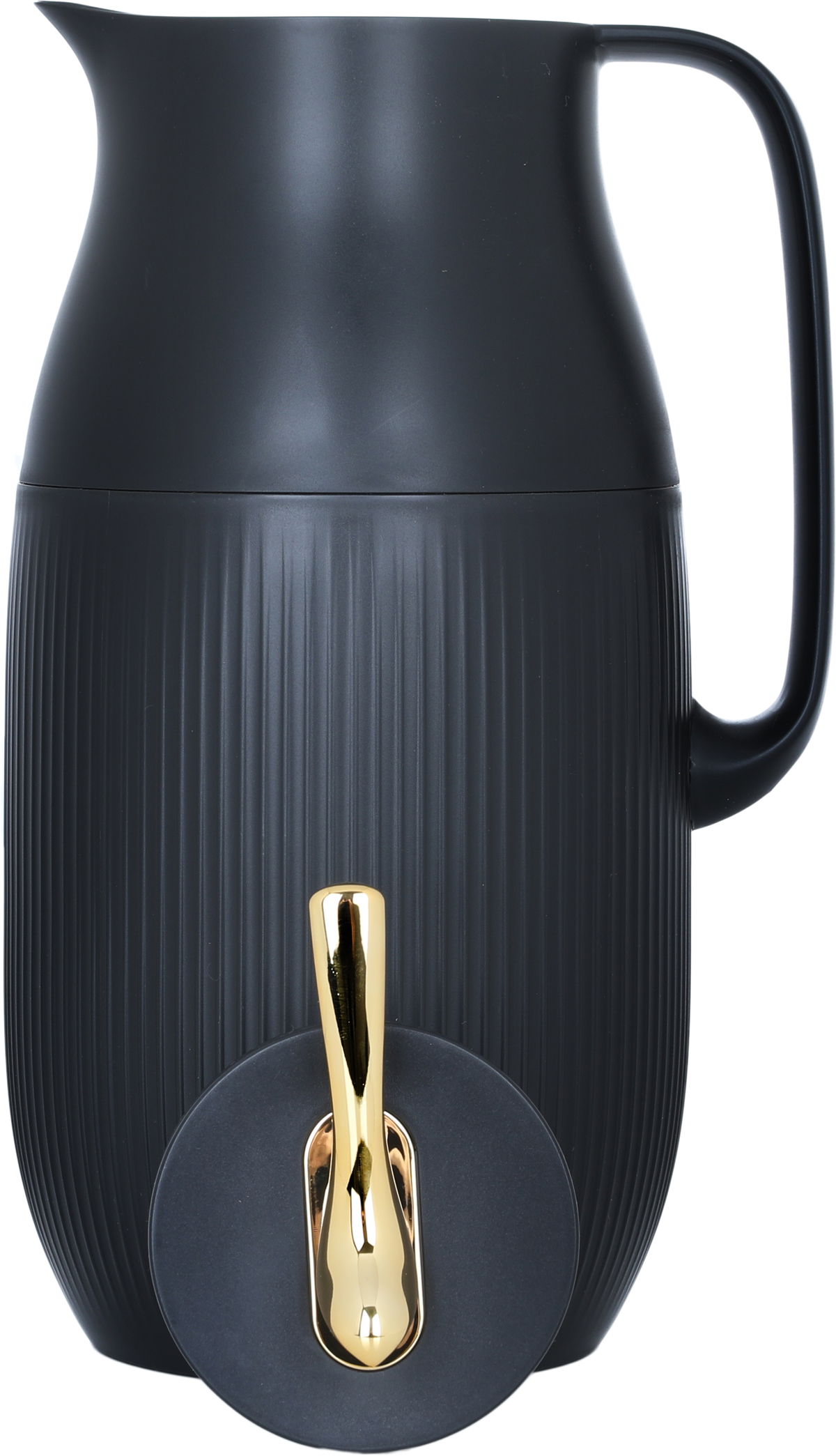 Al Saif Gallery Royal 6 thermos, 1.6 liters, glass inner container, plastic outer shell - black product image 3