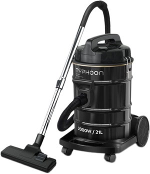 مكنسة كهربائية برميل تايفون، 2000 واط، 21 لتر، TY-05-015 B - اسود product image