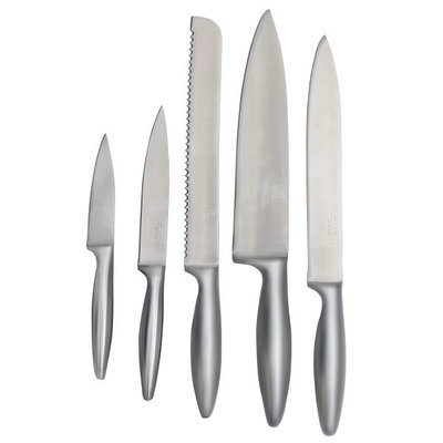 Al Saif Gallery steel knife set, 6 pieces - silver product image 3