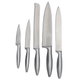 Al Saif Gallery steel knife set, 6 pieces - silver product image 3