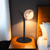 Norco Modern Aluminum Glass Lamp, 6W, 3000K, 15x30cm - Black Beige product image 2