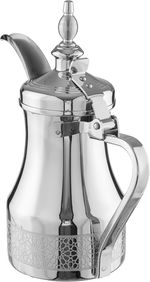 دلة قهوة استيل السيف غاليري، 1.4 لتر، نقش اسلامي - فضي product image 2
