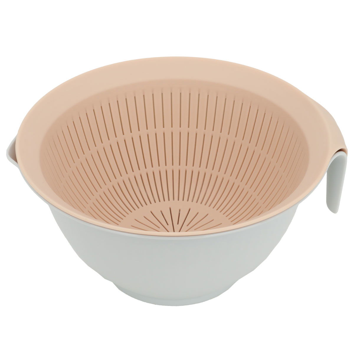 Bowl with strainer Al Saif Gallery - beige product image