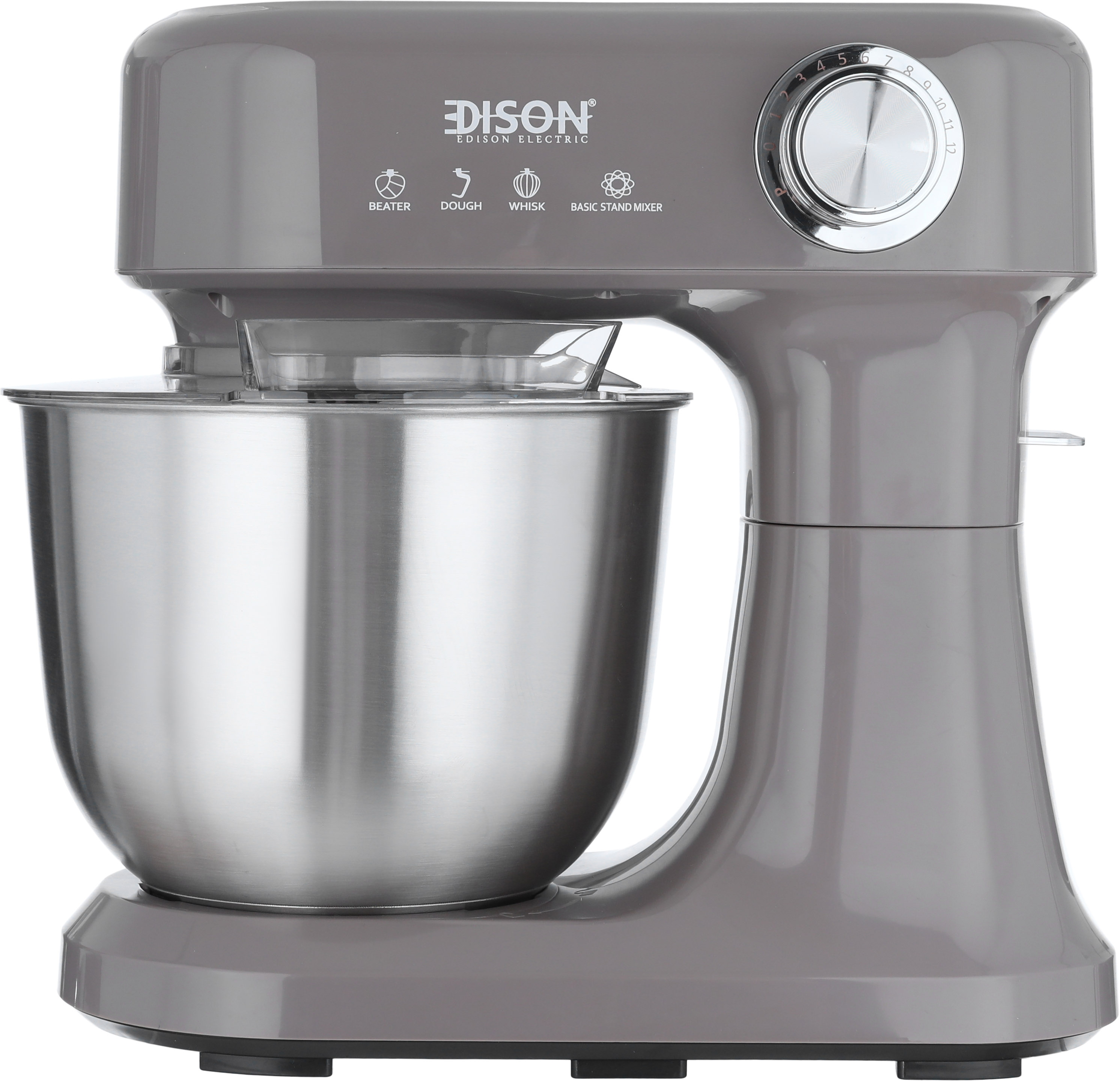 Edison Basic SM-B034 mixer, 600 Watt, 5 litres, 12 speeds, 4 pieces - Cappuccino product image