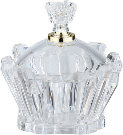 تمرية بغطاء اكريليك السيف بلص، 10x10x11 سم، دائري - شفاف ذهبي product image 1