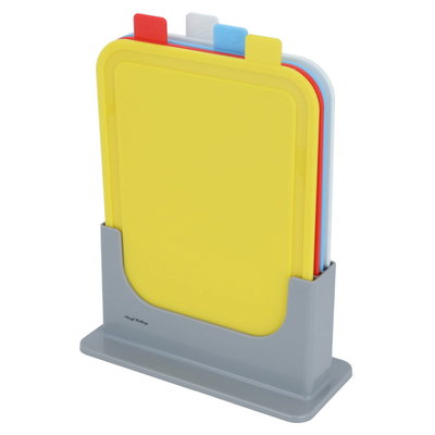 Al Saif Gallery plastic cutting board, five pieces, stand - colored product image 3
