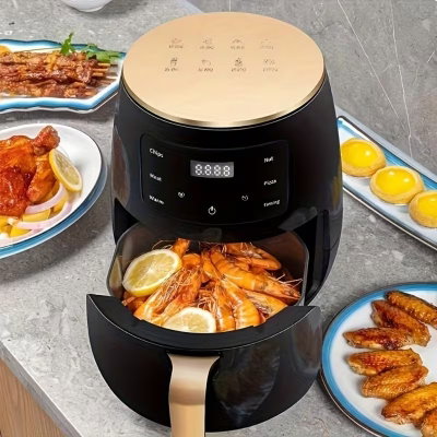 Tefoner Air Fryer, 2800W, 6L, Digital Display, 6 Functions - Black product image 6