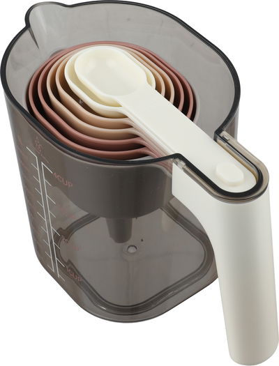 طقم اداوت قياس اكريليك السيف غاليري، 1 لتر - شفاف product image 3