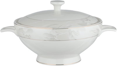 Al Saif Gallery Porcelain Dinnerware Set, 86 Pieces, Artistic Decorations - White and Gold product image 6