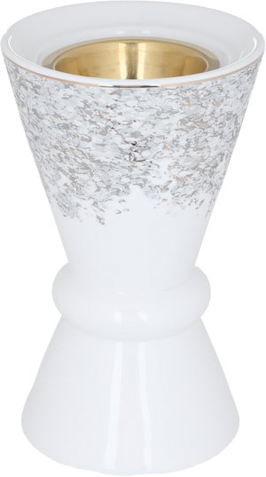 Al Saif Gallery Steel Incense Burner, 11 X 11 X 19 Cm - White product image 2