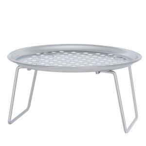 Barq Alhaya Bialat Steel Drying Chair, 23x23x12 cm, Round, Small - Silver product image 2