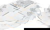 Al Saif Gallery porcelain yogurt set, 4.5 inches, with round plate, 5 pieces - white product image 1