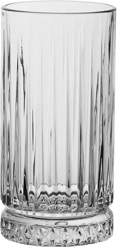 كاسات ماء زجاج باشابتشي، 4 قطع، 365 مل - شفاف product image 2