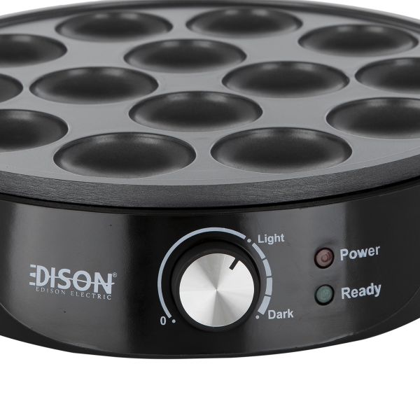 Edison Mini Pancake Maker, 14 Piece, 1000 Watts - Black product image 4