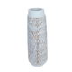 Rwad Alailah Porcelain Decorative Vase, 16 x 12 x 12 cm, cylindrical - golden white product image 3