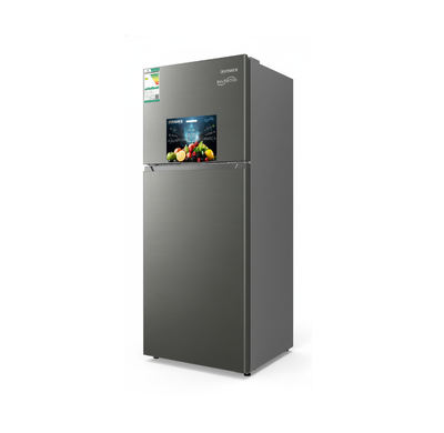 ثلاجة انفرتر فيشر، 320 لتر، 11.3 قدم، 2 باب، فريزر علوي، FR-FIH400CSW - رمادي product image 5