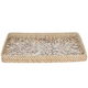 Tofariyah Al Saif Gallery Wicker Toufia, 48 x 39 x 5 cm, rectangle, seashell pattern - beige product image 2