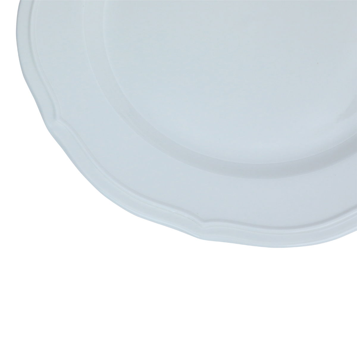 صحن تقديم بورسلان السيف غاليري، 12.5 انش، مسطح - ابيض product image 3