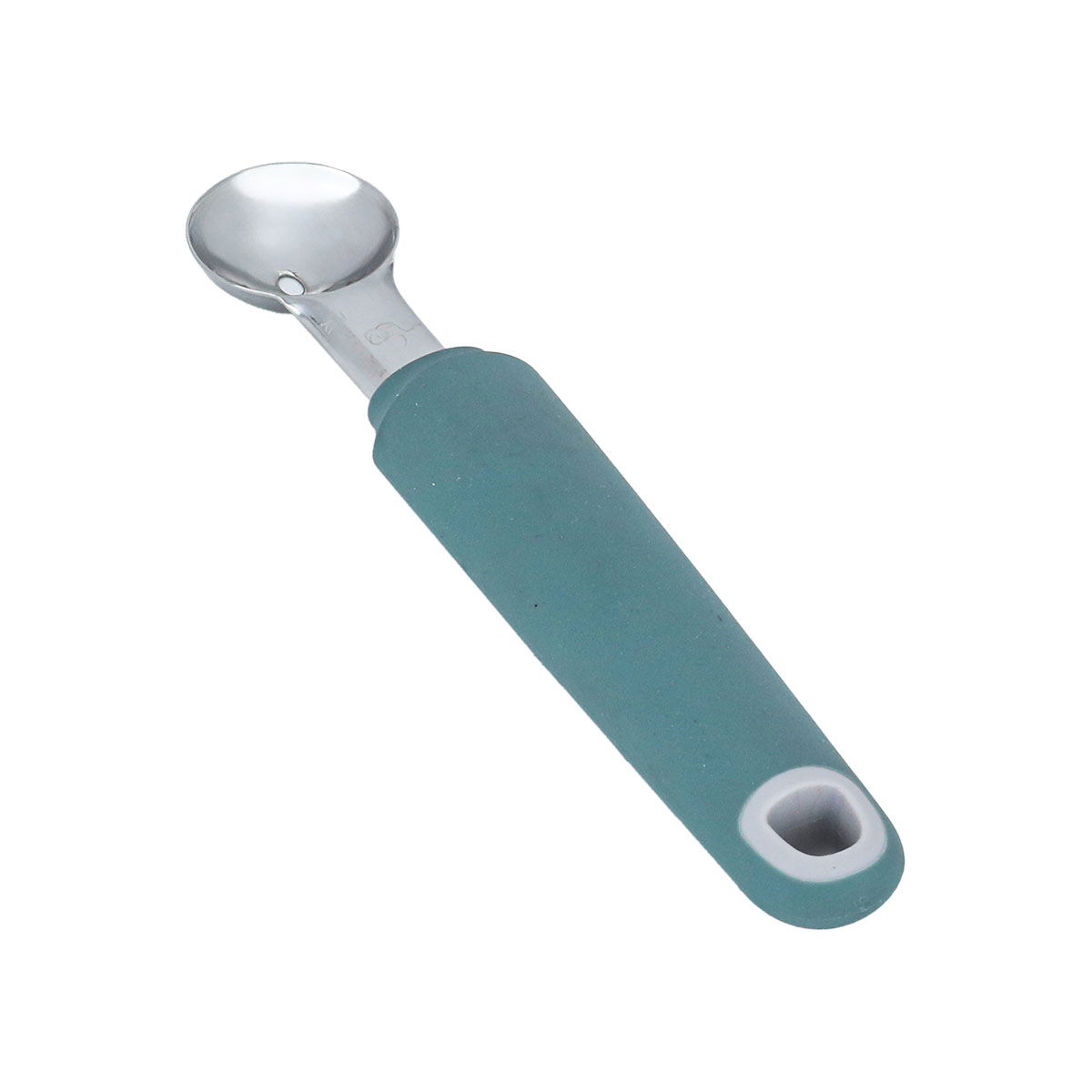 ملعقة بطيخ استيل السيف غاليري، 17×3 سم، بيد سيلكون - اخضر product image 2