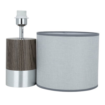 اباجوة خشب السيف غاليري، 1 لمبة - رمادي product image 3