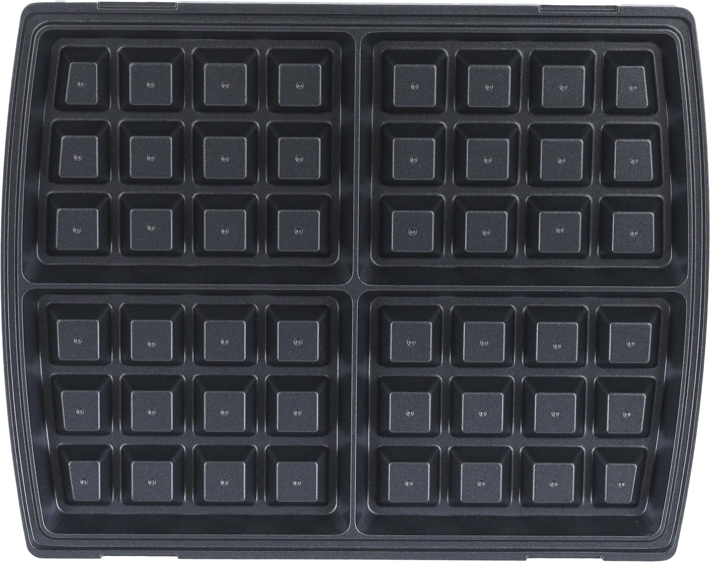صانعه الوافل و ساندوتش إديسون، 920 واط، 3×1 - أسود product image 5