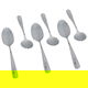 طقم ملاعق شاي استيل السيف غاليري، بنقش، 6 قطع - فضي product image 2
