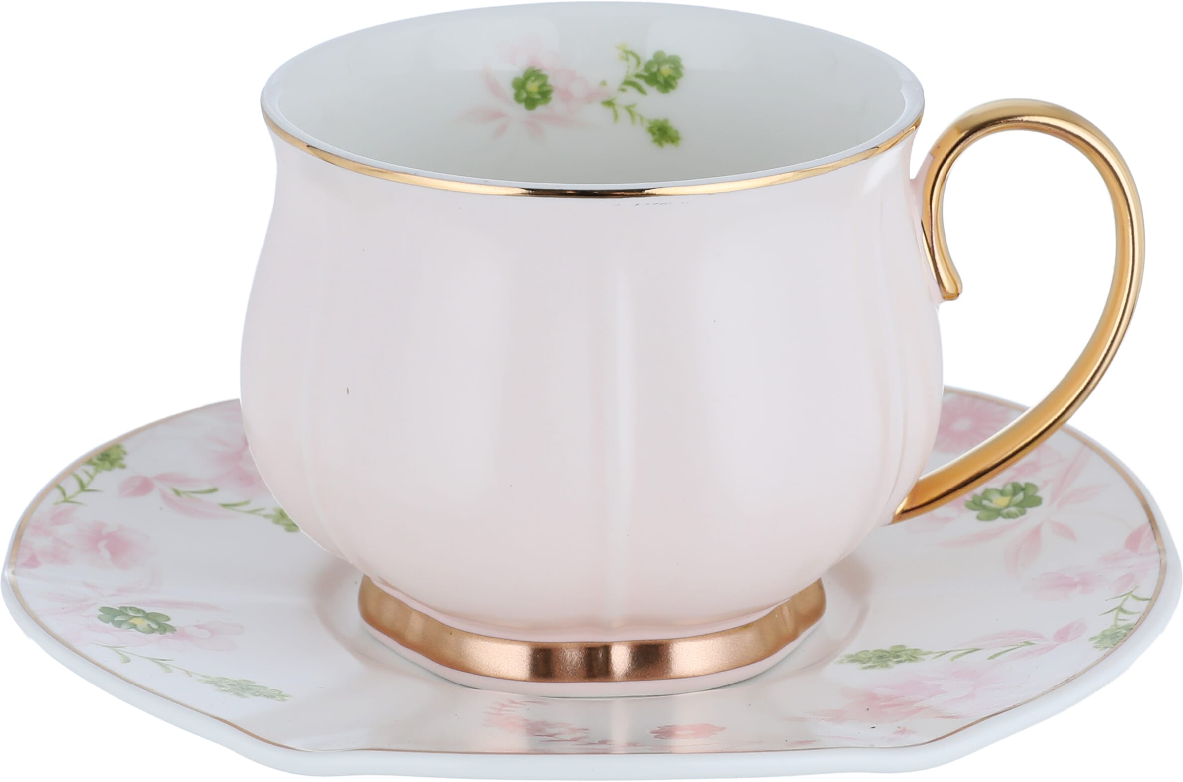 Al Saif Gallery Porcelain Coffee Cup Set, 12 Pieces - Light Pink product image 2