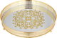 صينية تقديم الومونيوم السيف غاليري، 5×35×35 سم - ذهبي product image 1