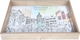 Saif Gallery Wooden Serving Toufia, 42 cm, Rectangle, Amsterdam Engraving, Hand - White product image 2