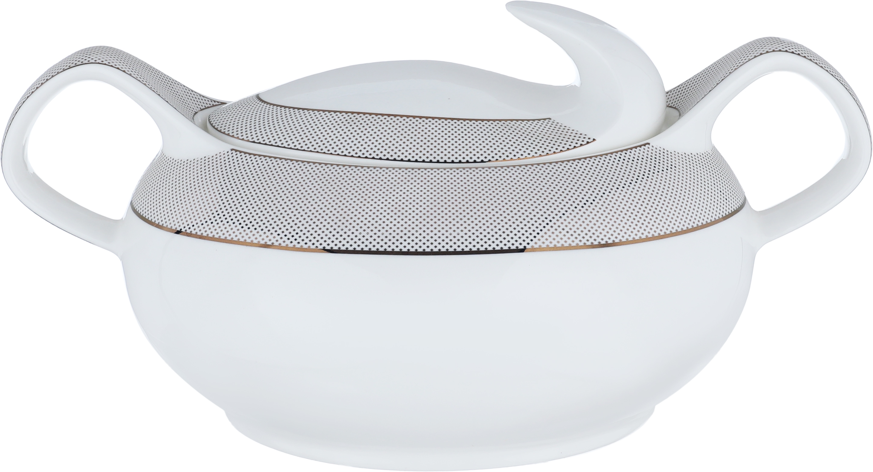 Dania Porcelain Dining Serving Set, 75 Pieces, Engraved - White product image 2