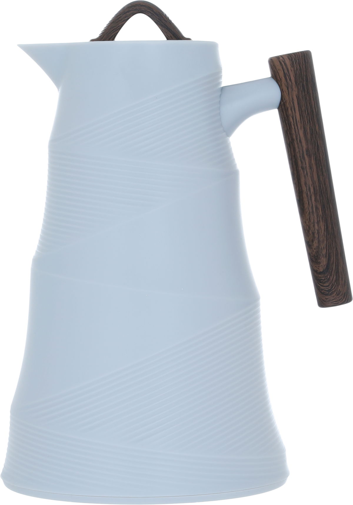 Bamboo Glory Thermos, 1 liter, glass inner container, plastic outer shell - pearl product image