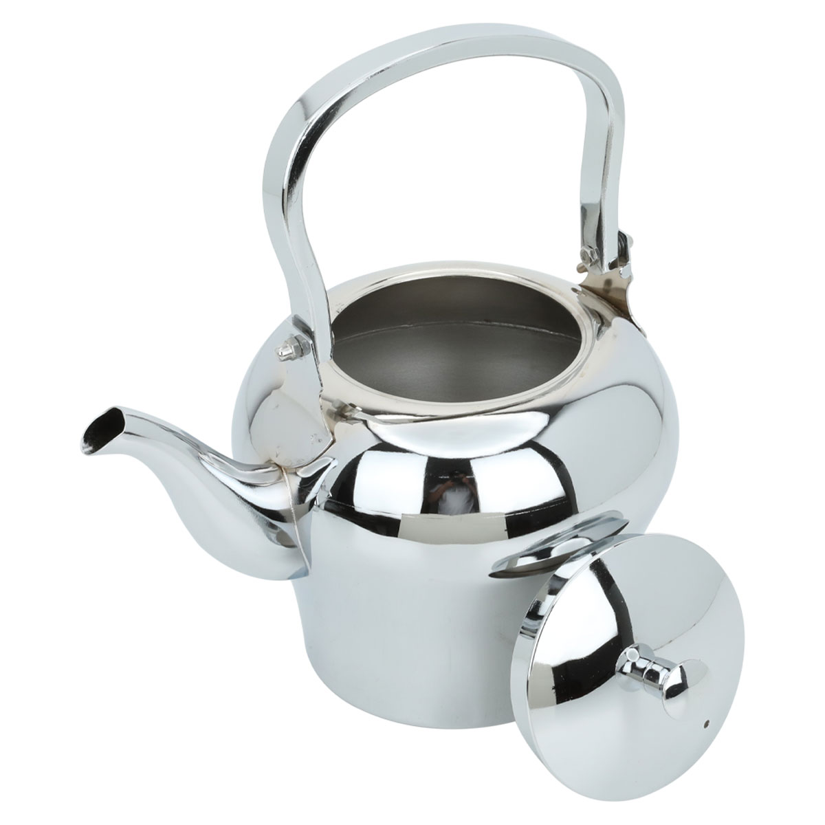 طقم دلة مع ابريق طويق استيل السيف غاليري، 48/2.0 لتر، قطعتين - فضي product image 4