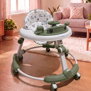 Fun Moment Baby Walker, Foldable, Adjustable, Musical Toys - Multicolor product image