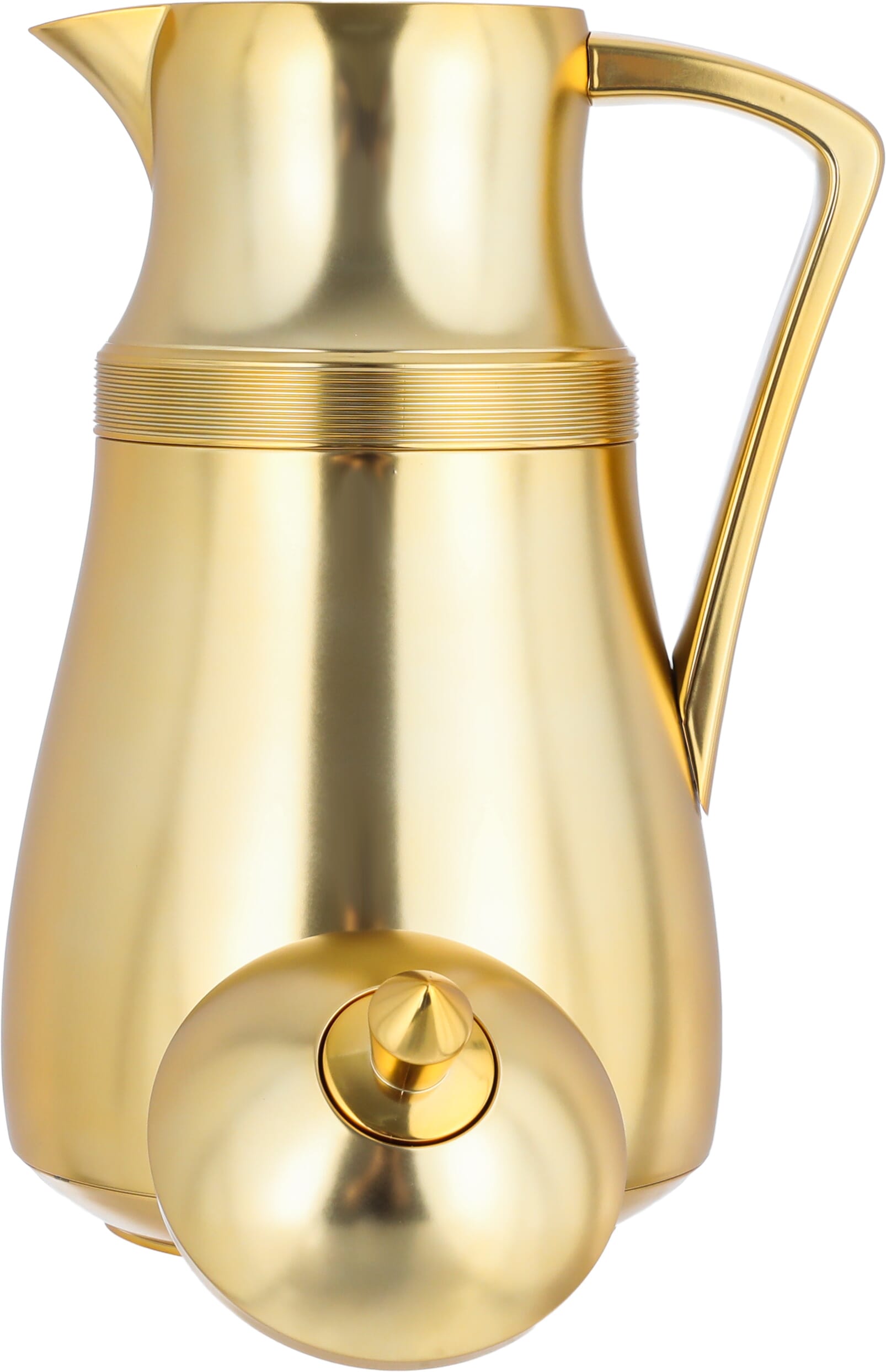Al Saif Gallery Najd thermos set, 1/4 liter, thermal glass inner shell, plastic outer shell - gold product image 2