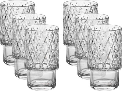 Al Saif Gallery Glass Set, 6 Pieces, Large Size, Base - Clear product image 1
