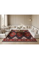 سجادة بوليستر سجادتي، 200×300 سم، نقش تراثي - أحمر product image 4