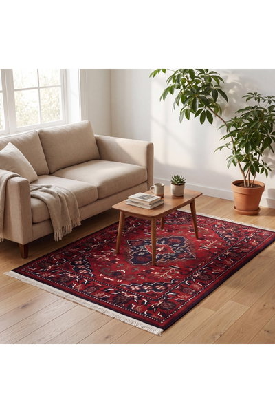 سجادة بوليستر سجادتي، 160×230 سم، نقشة نيسابور - أحمر product image 7