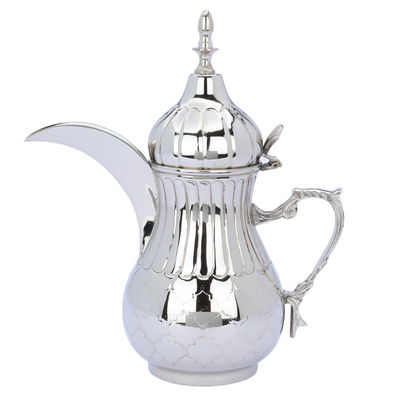 Alsaif Gallery Dallah Tarahib 2 Steel, 1 Liter - Silver product image 1