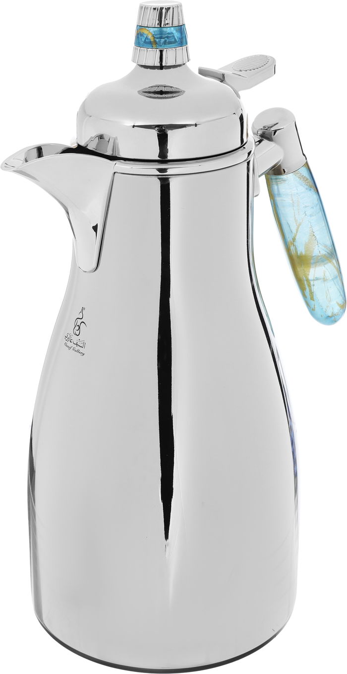 Al Saif Gallery Maimouna Steel thermos Set, 2 Pieces, 1 Liter - Silver product image 9