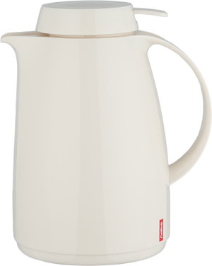 Helios German Thermos, 0.6 Liter, Glass Inner Container, Push Button, Self-Service - Creamy product image