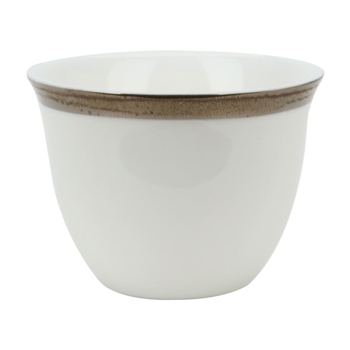 Al Saif Gallery Porcelain Arabic Coffee Cups Set, 12 Pieces, 90 ml - White product image