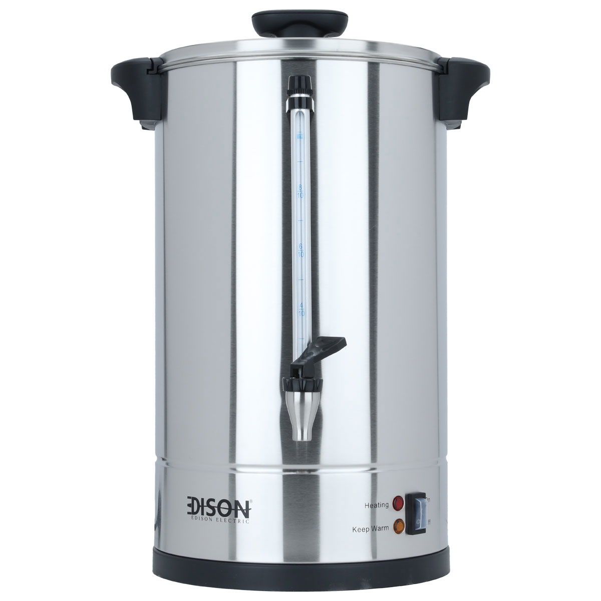 Edison Stainless Steel Water Kettle, 16 Liters, 2250 Watts - Silver product image